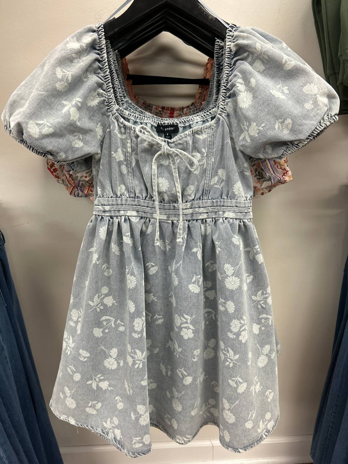 Blu Pepper - Floral Babydoll Mini Dress