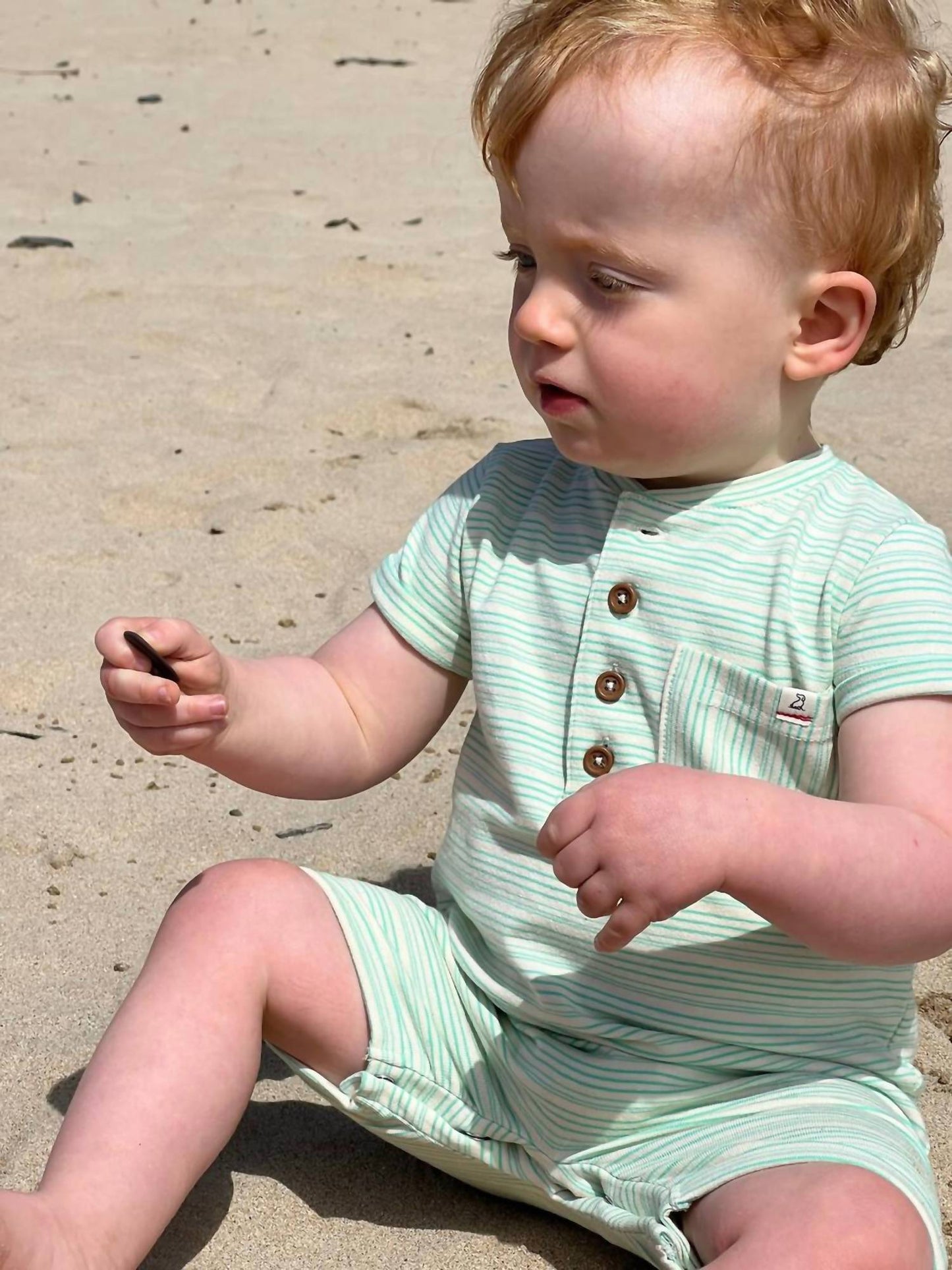 Me & Henry - Boy's Camborne Henley Romper