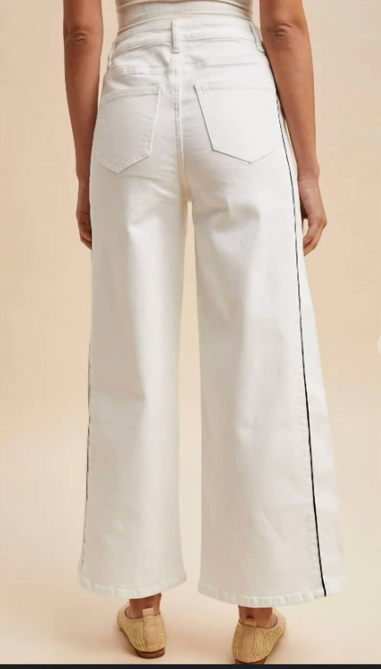 Anniewear - Wide Leg Stretch Pants