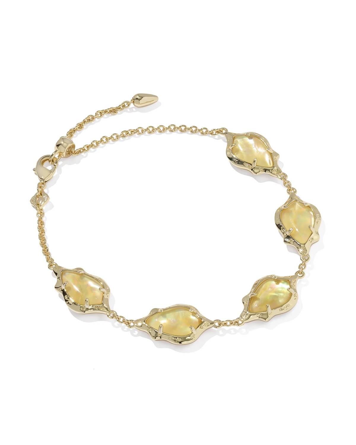 Kendra Scott - Women's Adriana Scallop Frame Delicate Chain Bracelet