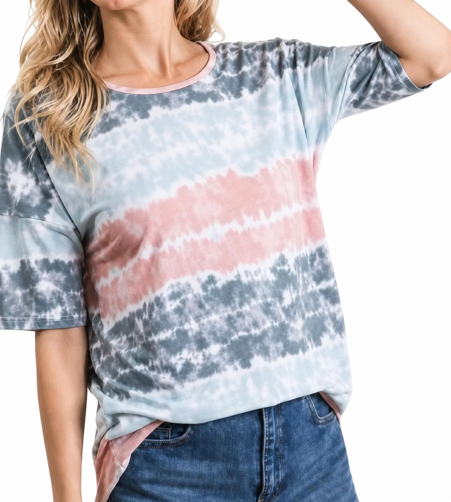 Bombom - Tie Dye Stripes Top
