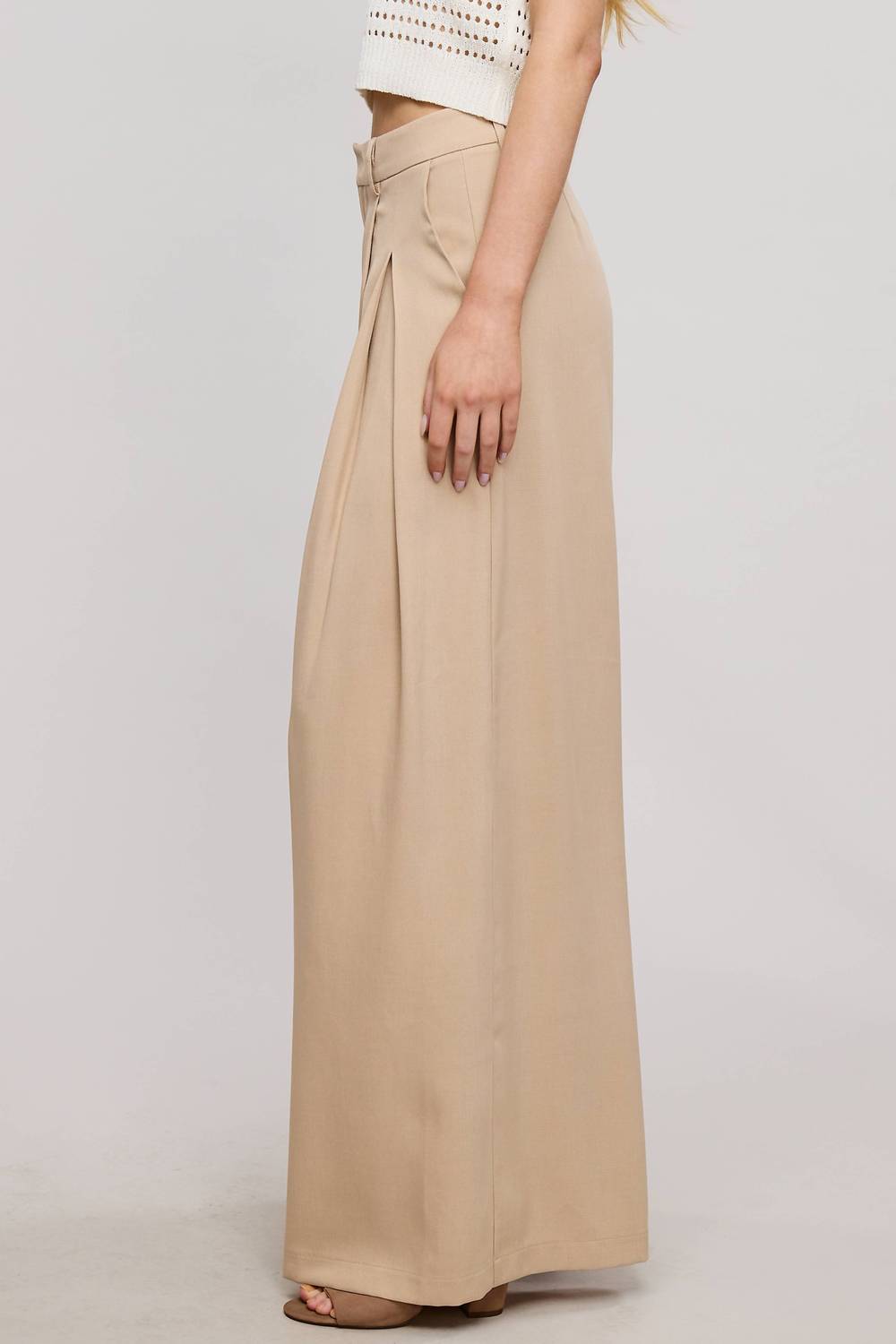 Mimosa - Sloan Wide Leg Pleated Trousers