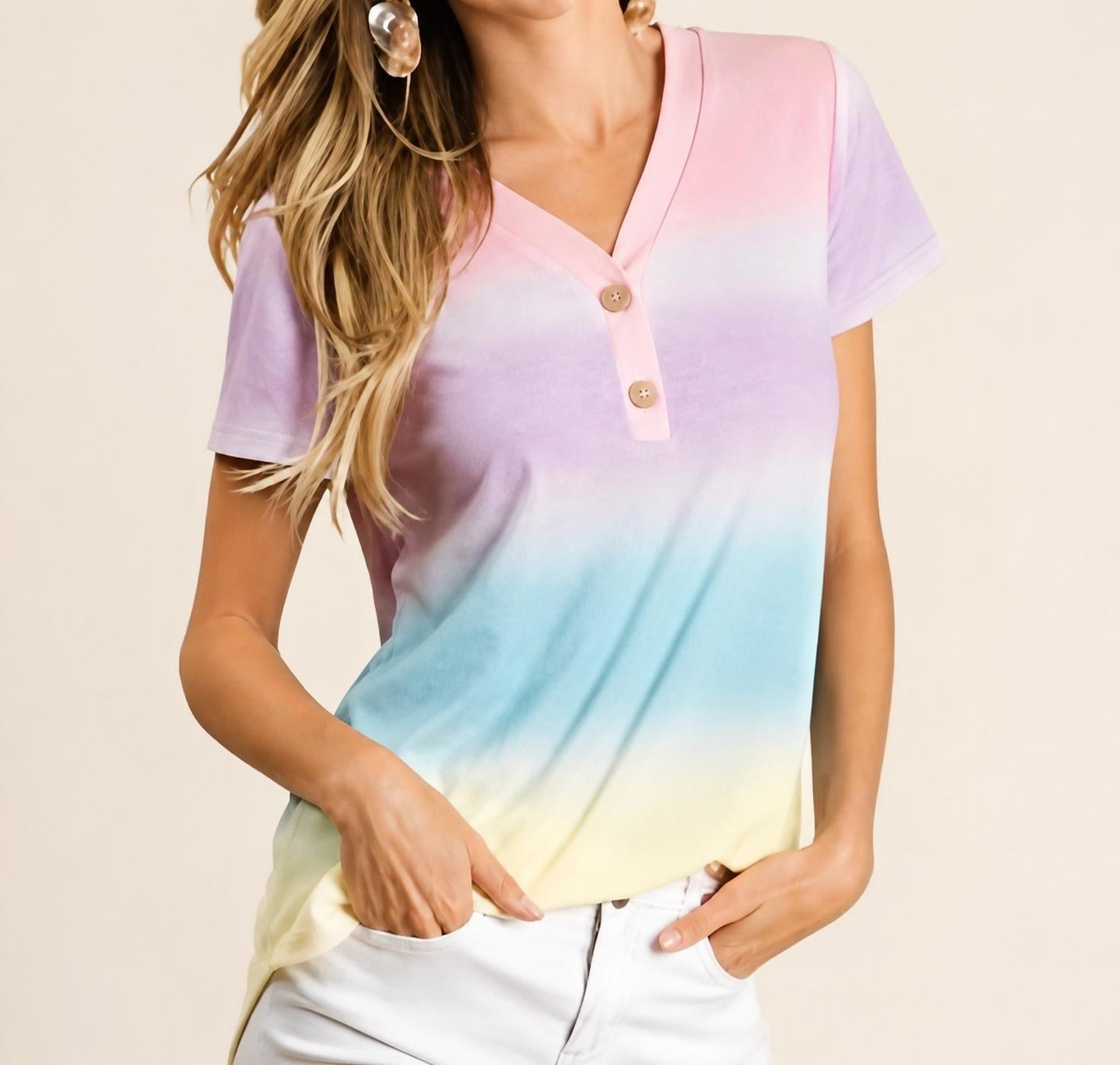 Bombom - Multicolored Tee Top