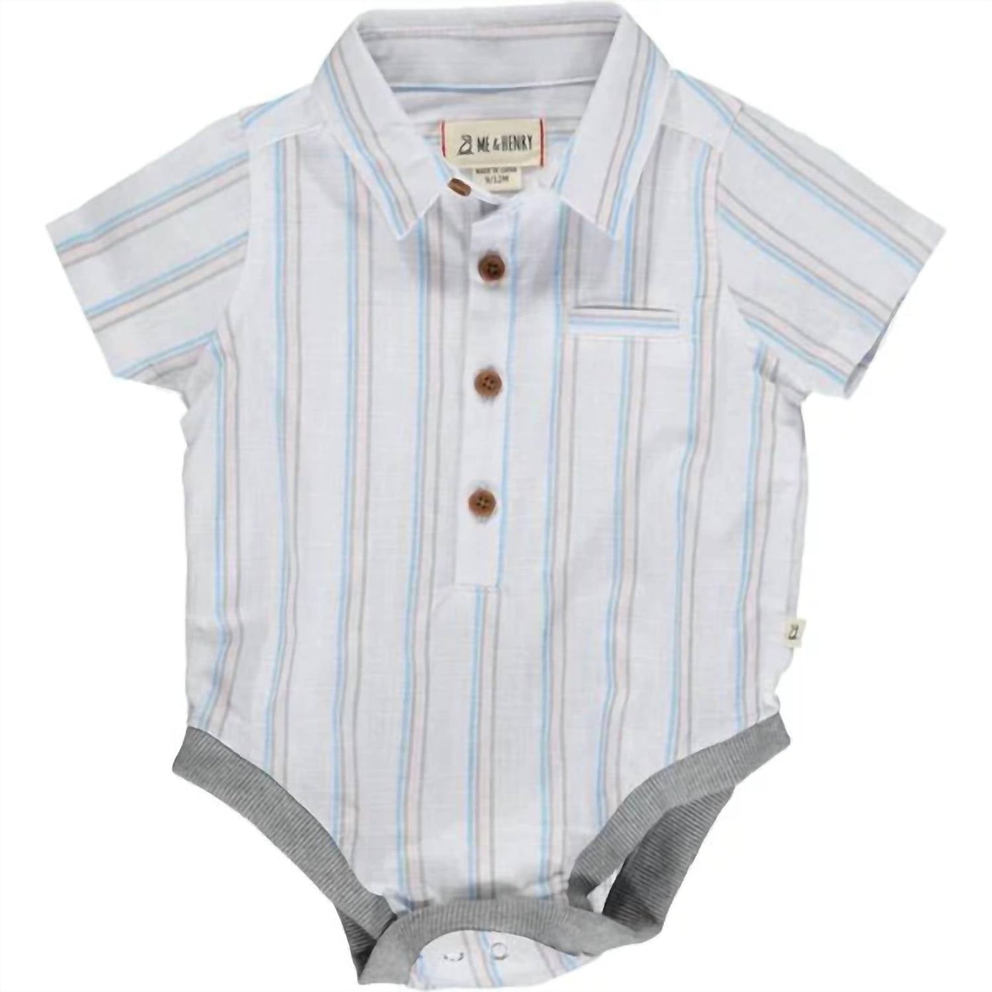 Me & Henry - Kid's Helford Woven Onesie