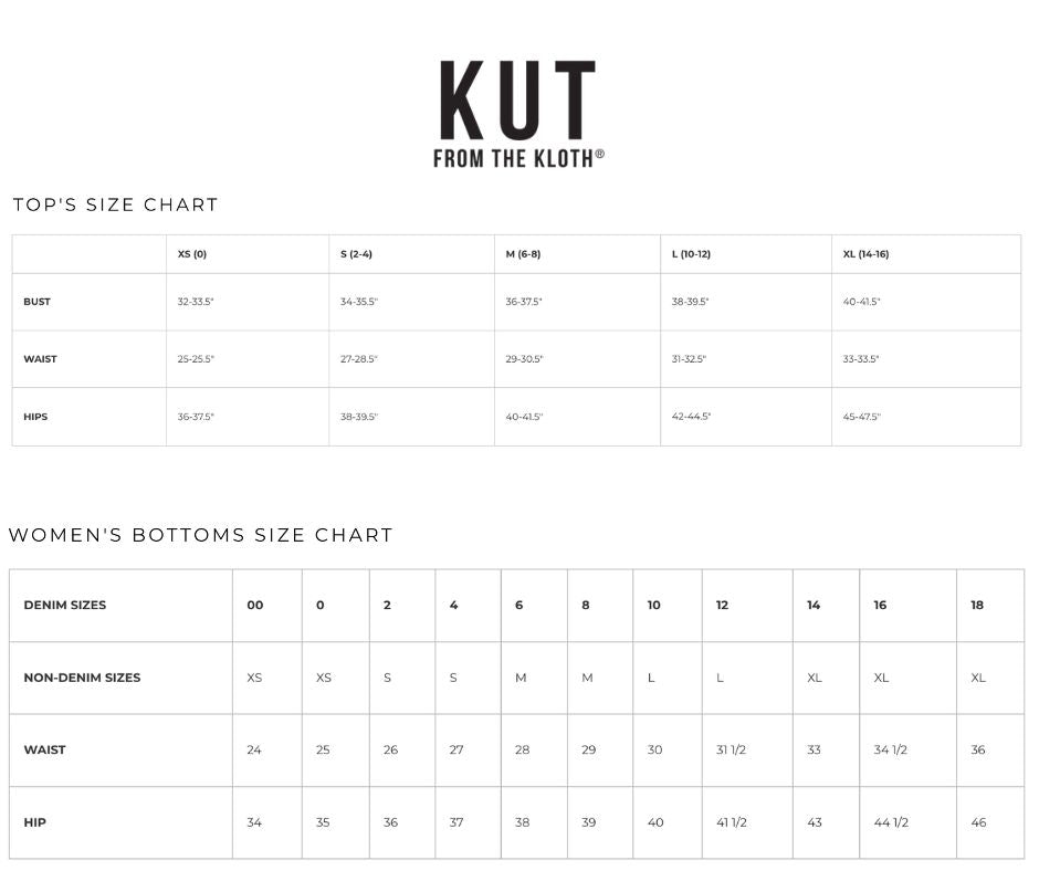 Kut From The Kloth - Gwen High Rise Wide Leg Slouchy Raw Hem Jeans
