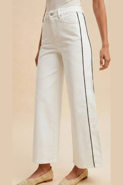 Anniewear - Wide Leg Stretch Pants