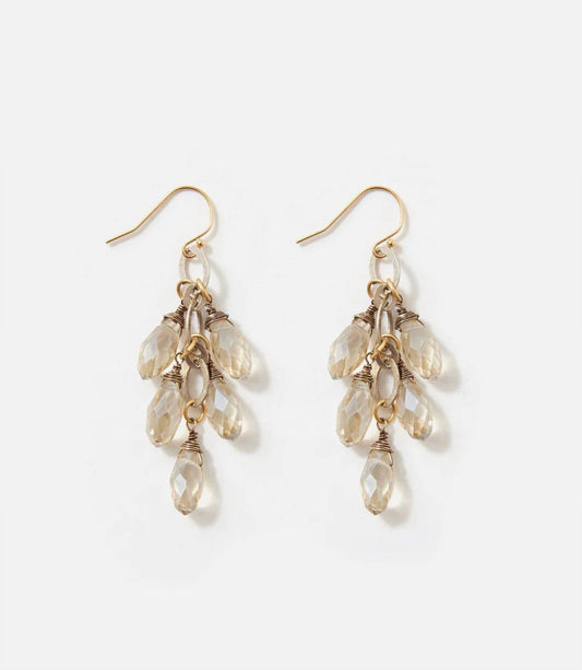 Anne Vaughan - Women's Crystal Cluster Earrings