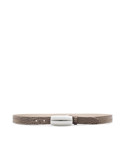 L'Agence - Women's Marlowe Embossed Leather Belt