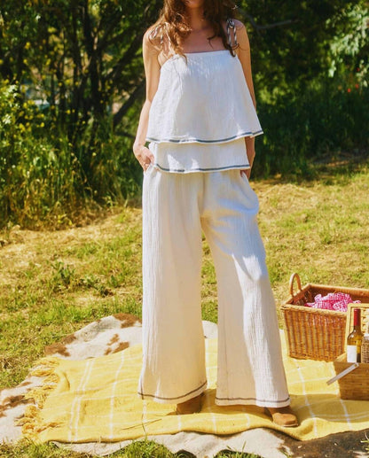 Bucketlist - Cotton Gauze Top