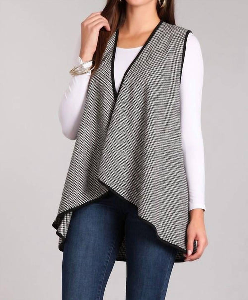 Chris & Carol - Houndstooth Vest