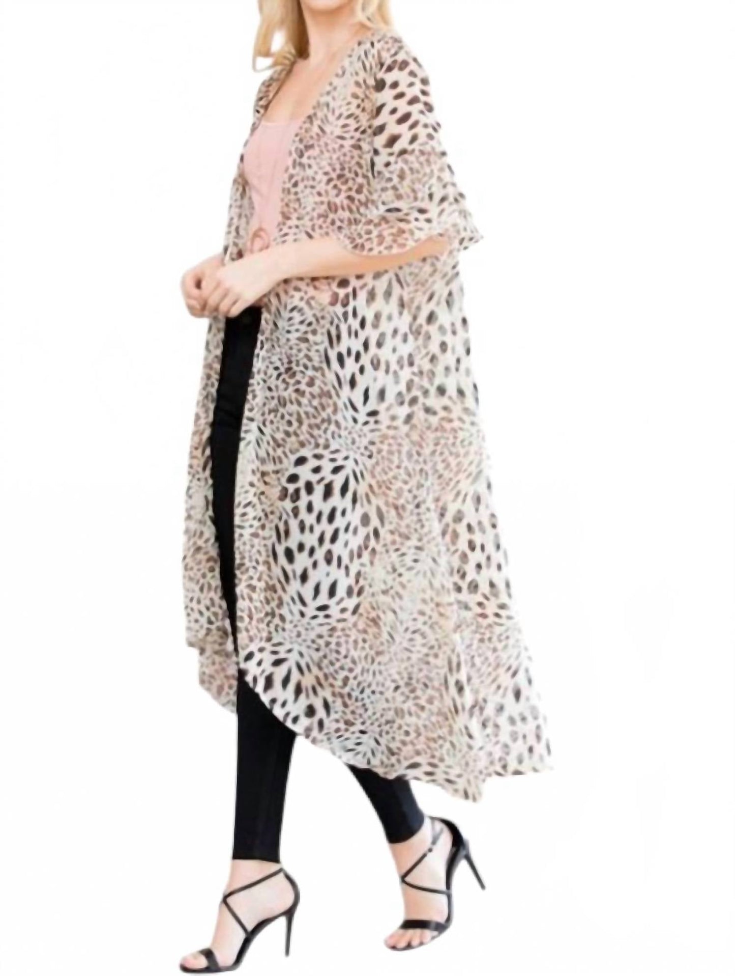 Bijorca - Leopard Long Cardigan