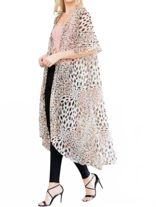 Bijorca - Leopard Long Cardigan