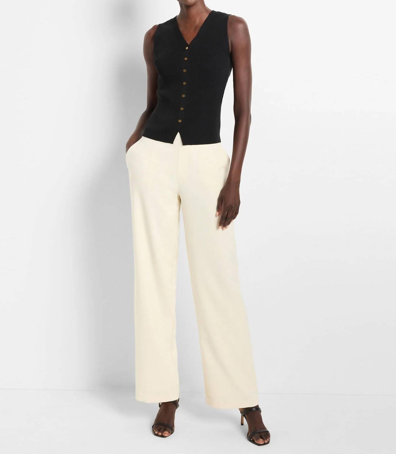 Nic + Zoe - Stretch Knit Suiting Lenox Wide-leg Pants