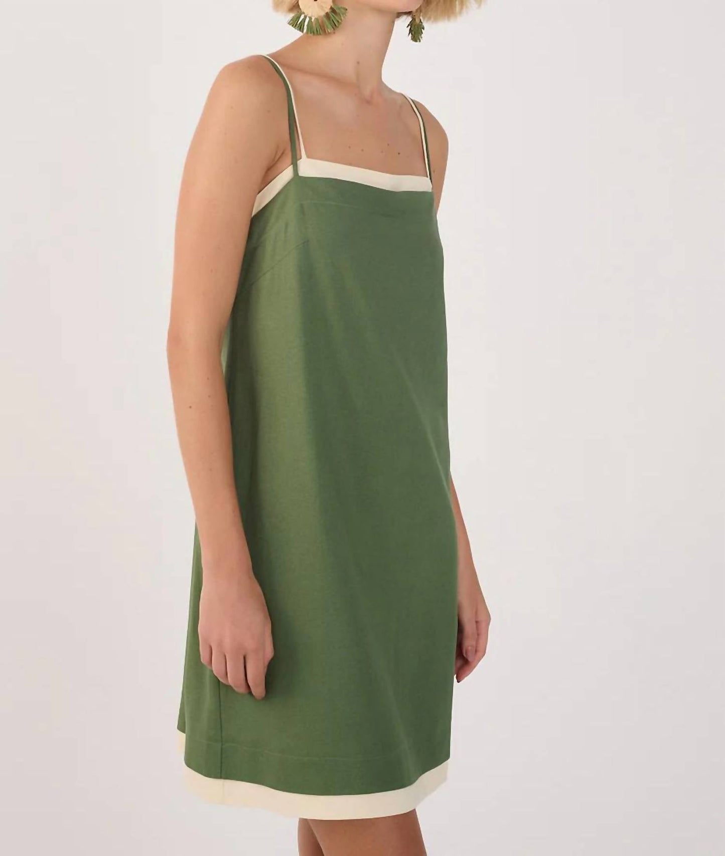 Dress To - Contrast Layered Mini Dress