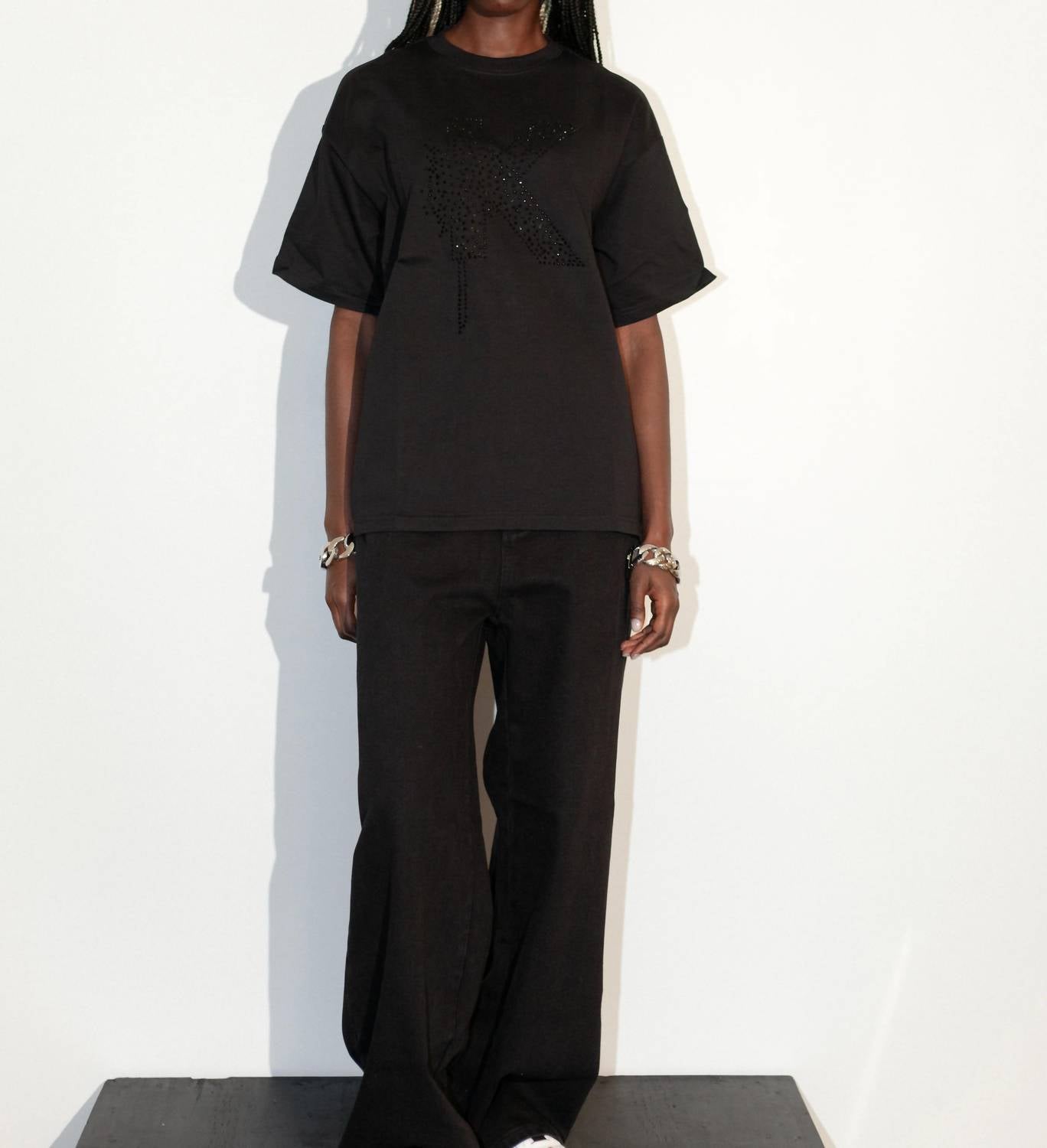 Knotwtr - Short Sleeve Rhinestone K-shirt