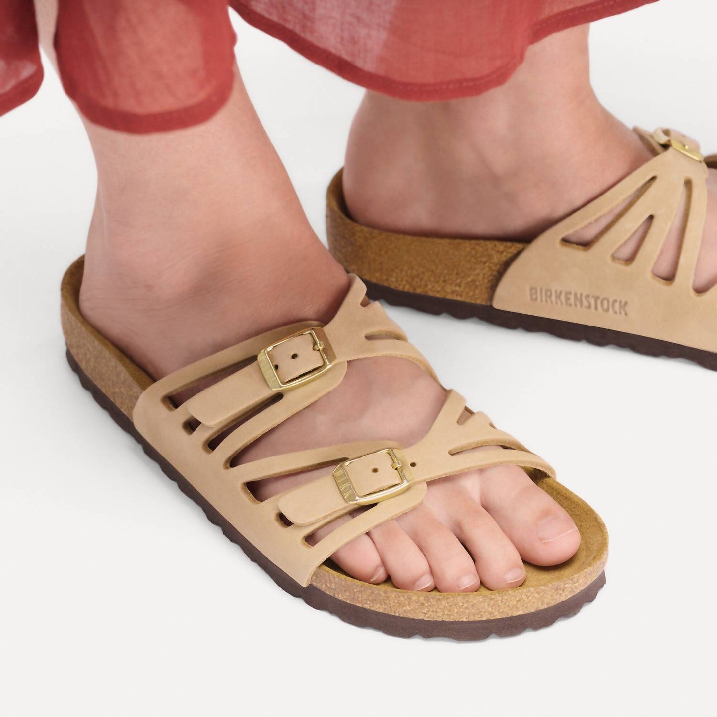 Birkenstock - Women's Granada Nubuck Slide Sandals