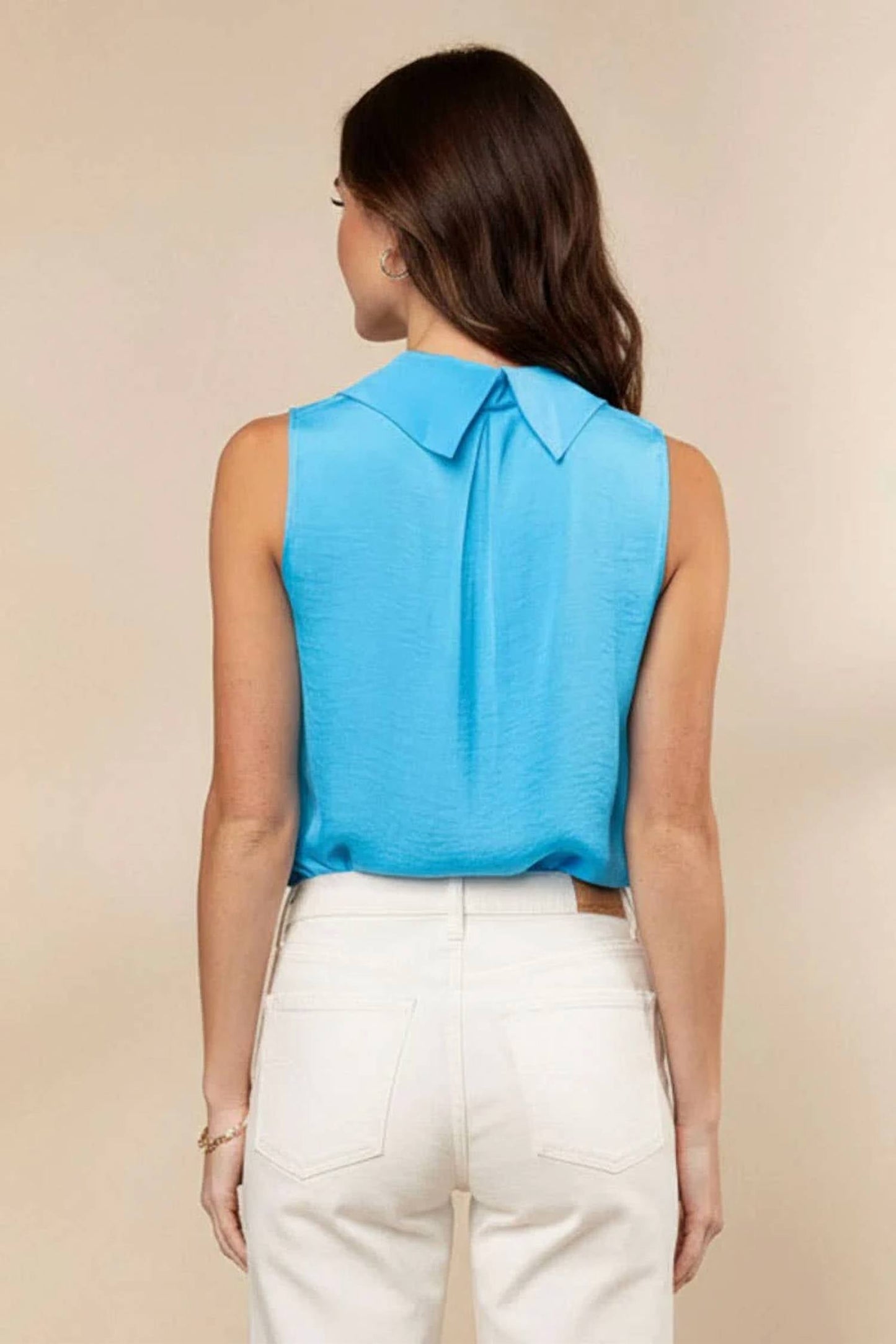 Naked Zebra - Soft Waves Sleeveless Top
