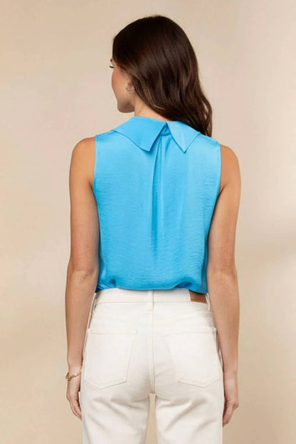 Naked Zebra - Soft Waves Sleeveless Top