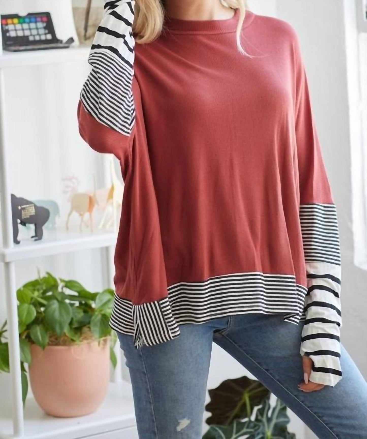 Lovely Melody - Contrasting Top