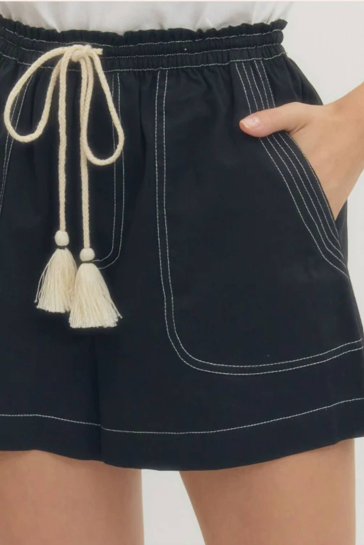 Entro - Solid Woven Shorts