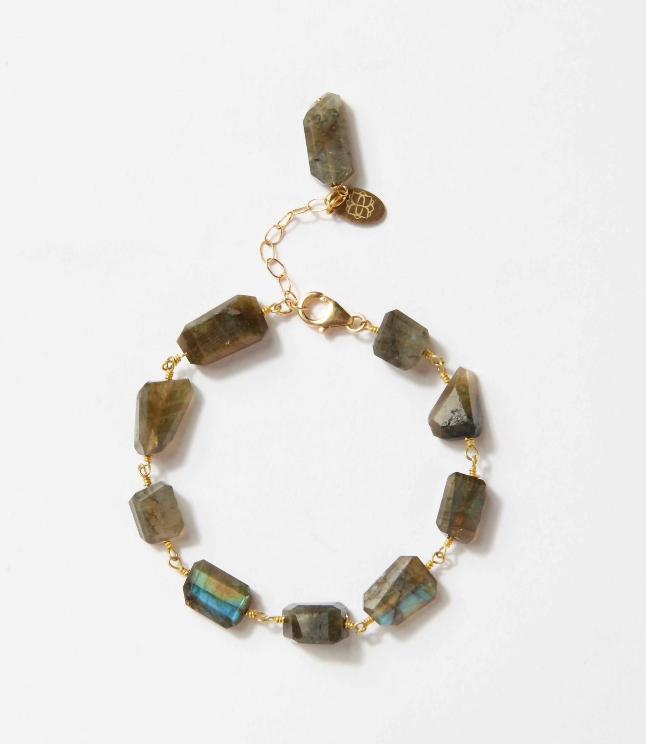 Anne Vaughan - Women's Hand-Cut Iridescent Bracelet