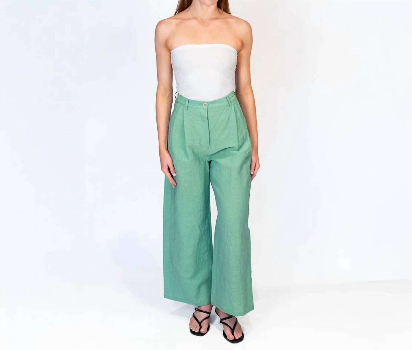 Dawei - T11 Linen Wide Leg Pants