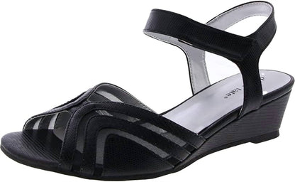 David Tate - Women's Admire Lizard Print Sandals