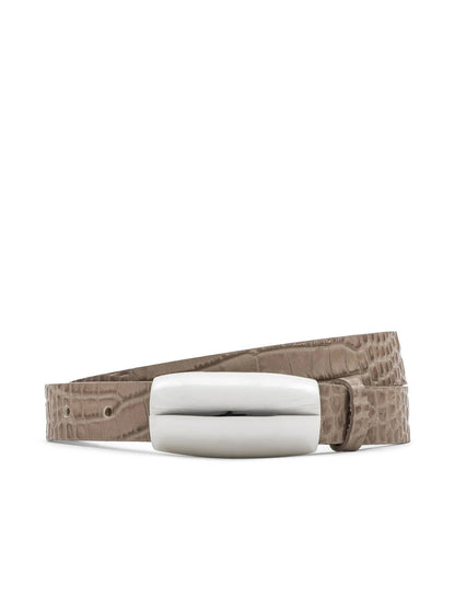 L'Agence - Women's Marlowe Embossed Leather Belt