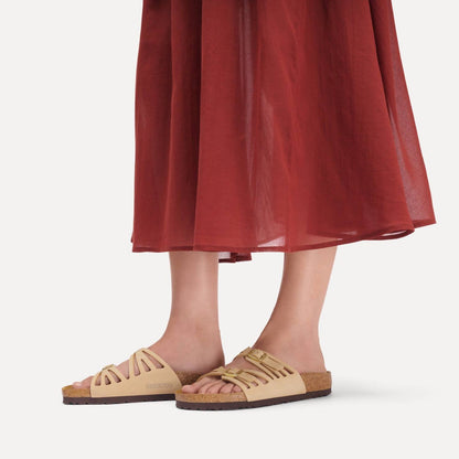 Birkenstock - Women's Granada Nubuck Slide Sandals