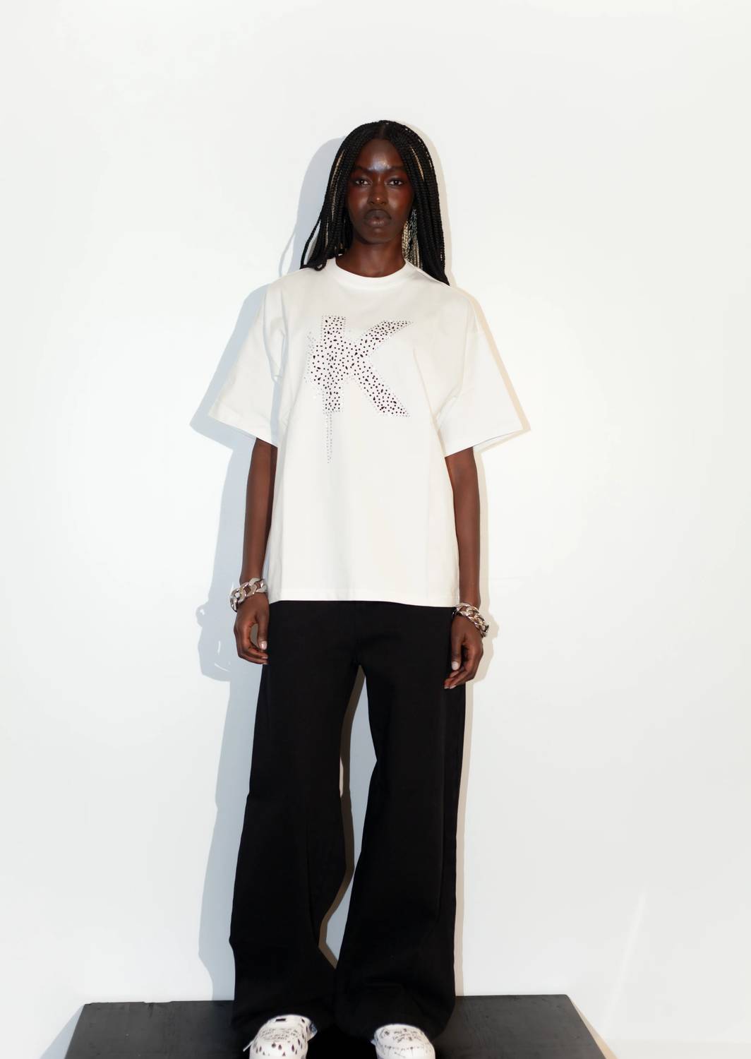 Knotwtr - Short Sleeve Rhinestone K-shirt
