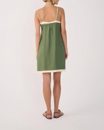 Dress To - Contrast Layered Mini Dress