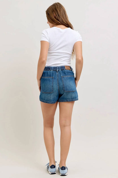 Judy Blue - Featherweight High Waist Denim Shorts