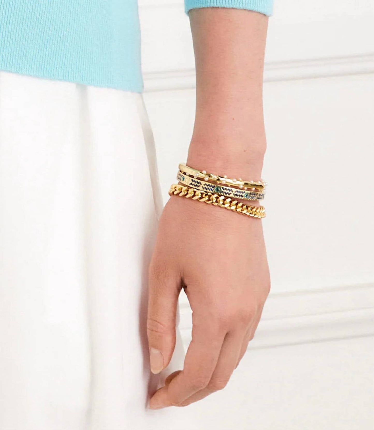 Native Gem - Women's Crystal Inlay Bracelet