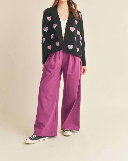 &Merci - Wide Leg Pleated Pants
