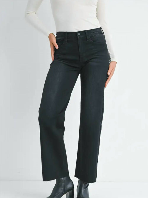 Just Black Denim - Slim Wide Leg Jeans