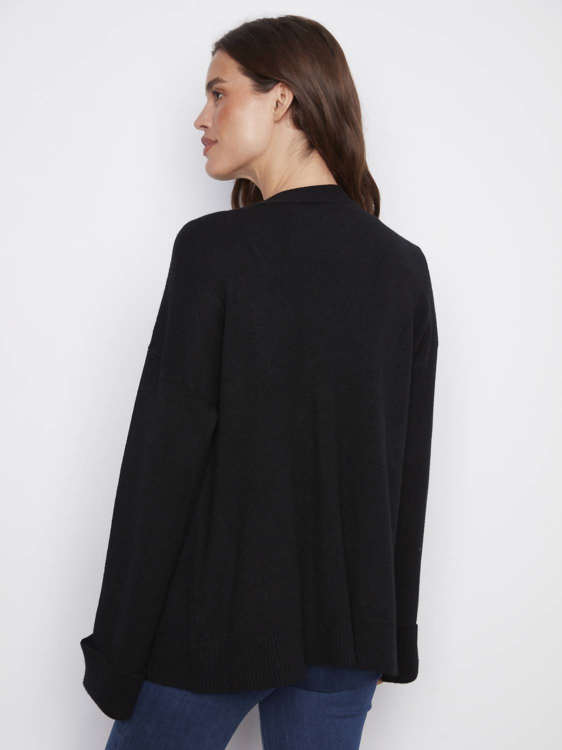 Charlie B - Long Sleeve Cardigan With Patch Pockets