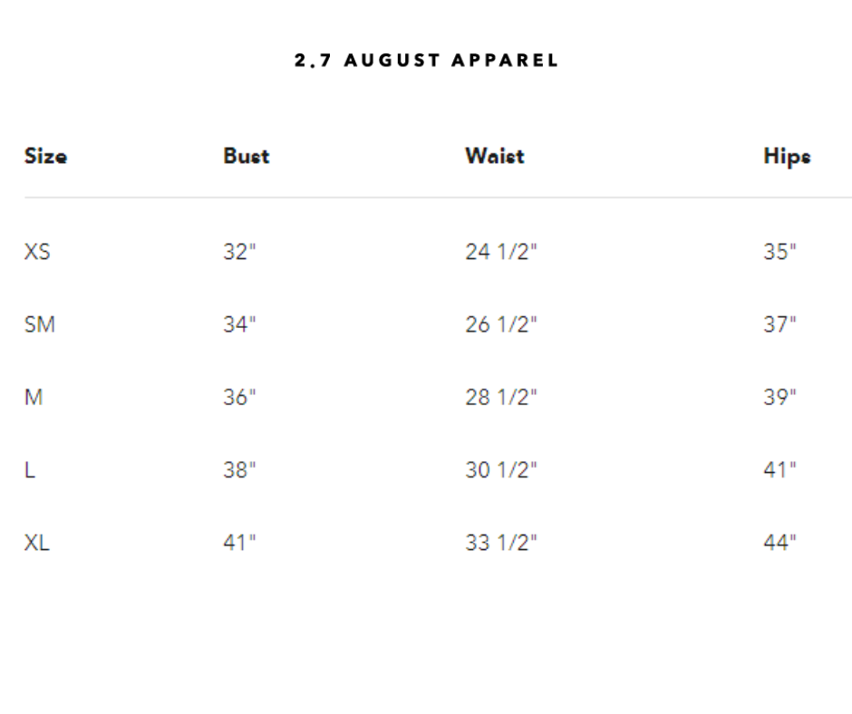 2.7 August Apparel - Halo Knit Tank