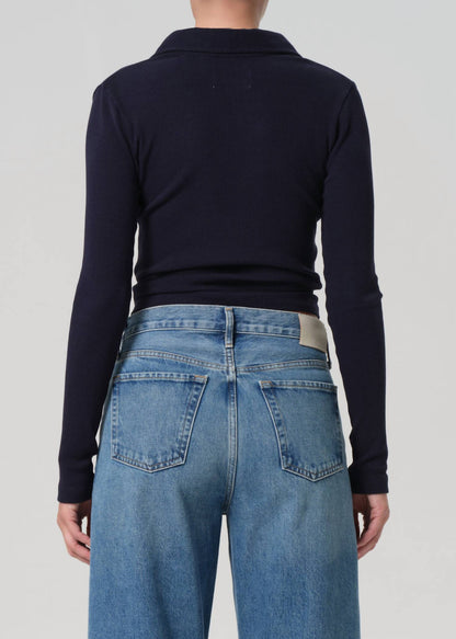 Citizens Of Humanity - Long Sleeve 60's Polo Top