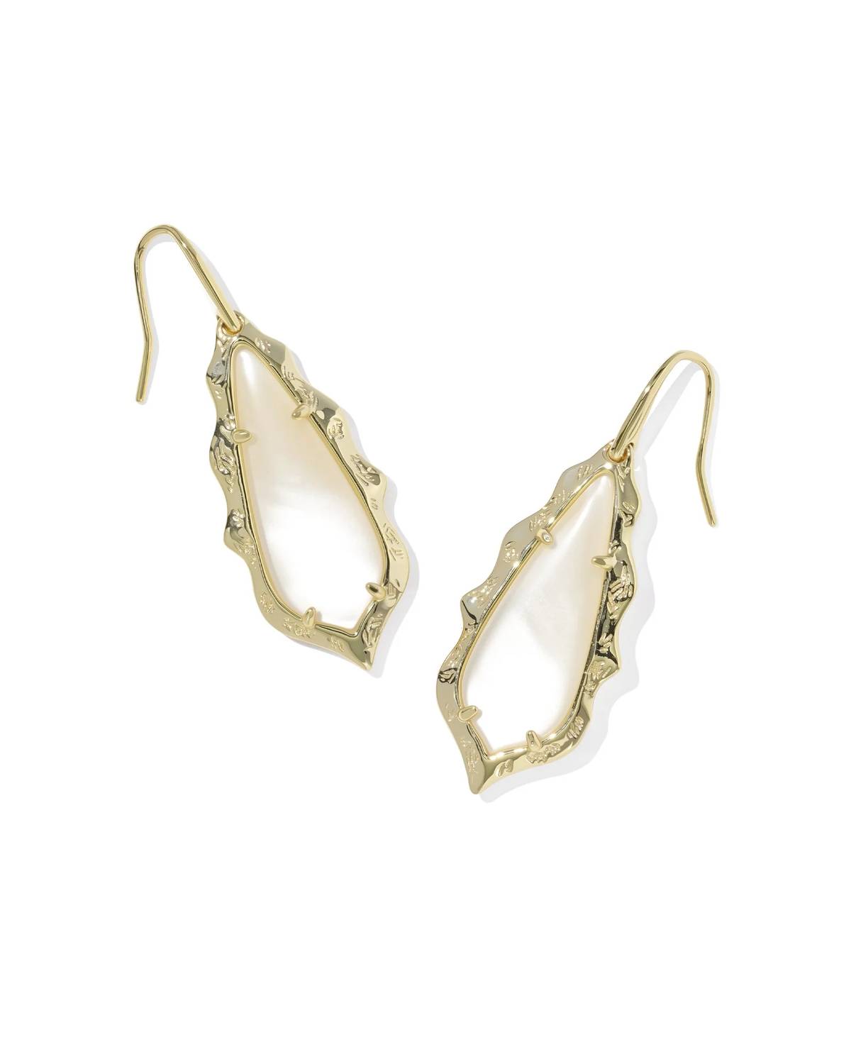 Kendra Scott - Women's Adriana Scallop Frame Drop Earrings