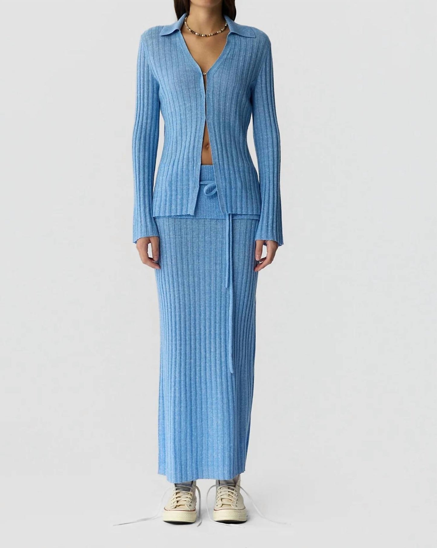 Guest In Residence - Lia Ribbed Maxi Skirt