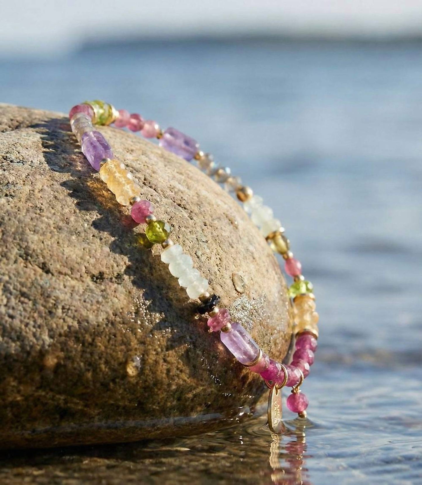 Anne Vaughan - Women's Gemstone Collage Bracelet