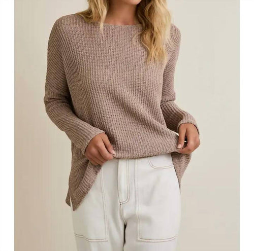Gilli - Long Sleeve Side Slit Top