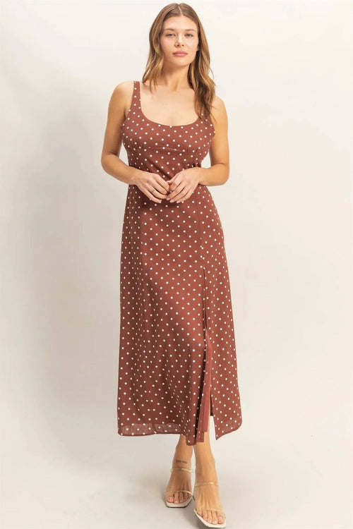 Hyfve - Dotty Delight Linen Dress