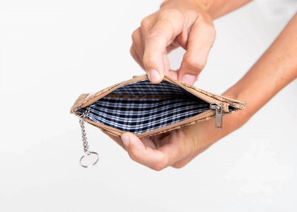 Kork Goods - Women's Cork Credit Card Zipper Wallet