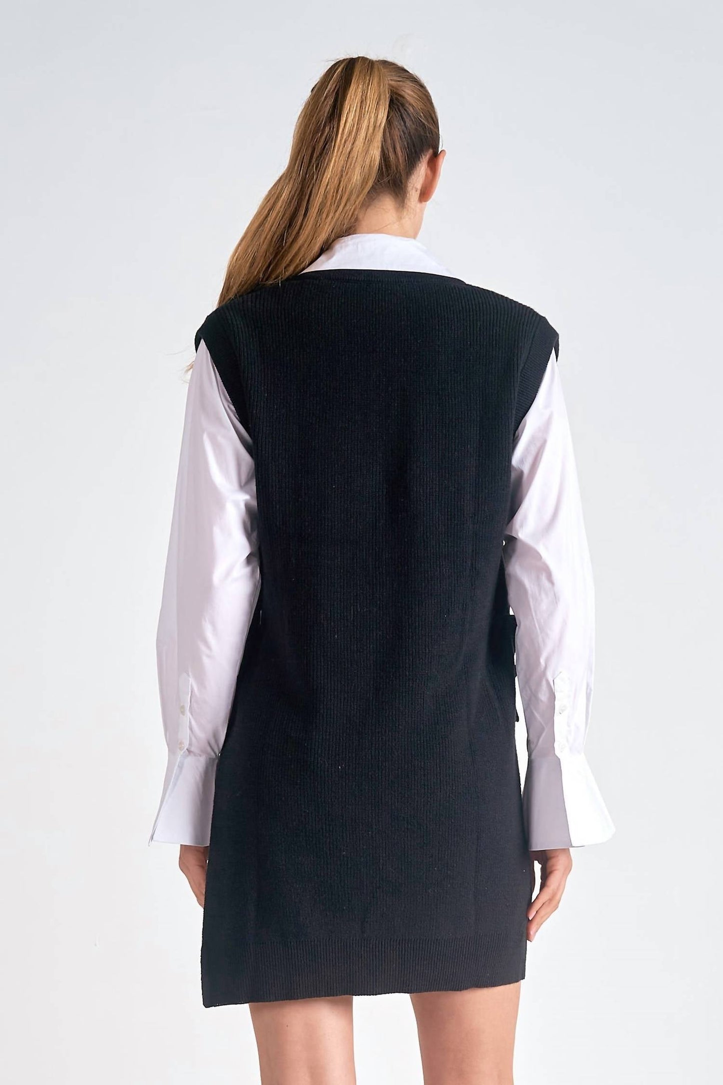 Elan - Sweater Shirt Dress
