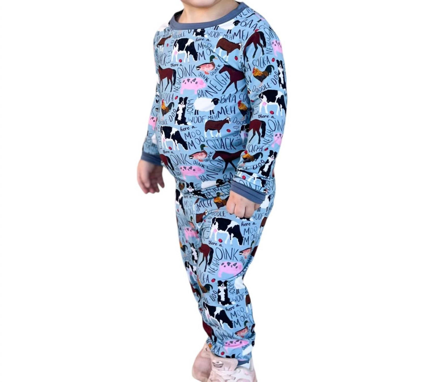 Hometown Honey - Kid's Two Piece Bamboo Pajamas