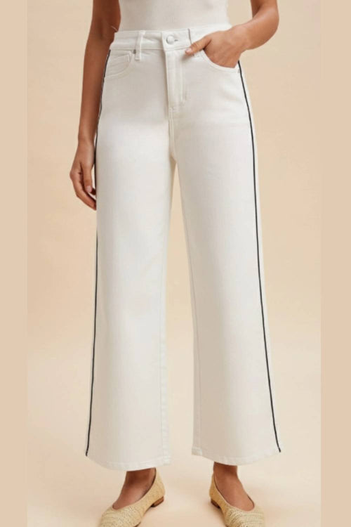 Anniewear - Wide Leg Stretch Pants