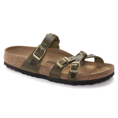 Birkenstock - Women's Franca Braided Oiled Leather Sandals