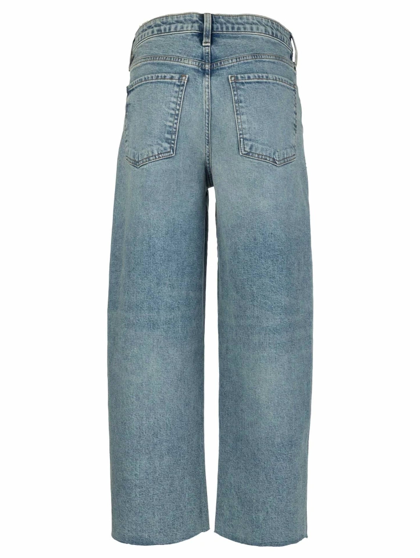 Kut From The Kloth - Gwen High Rise Wide Leg Slouchy Raw Hem Jeans