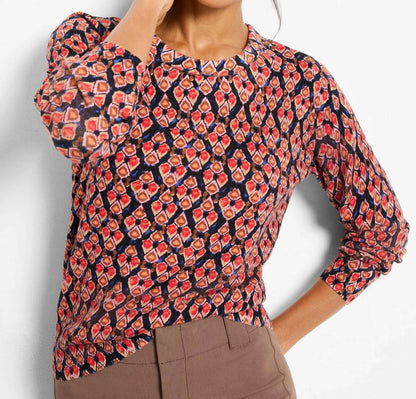 Nic + Zoe - Ikat Pure Cotton Sweater